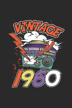 Vintage 1960: Graph Ruled Notebook – Journal for Birthday Gift Idea