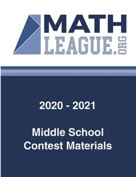 Paperback 2020-2021 Middle School Contest Materials Book