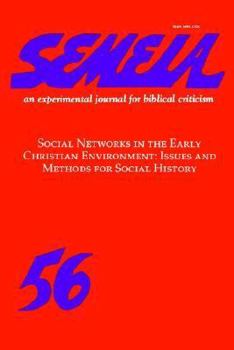 Paperback Semeia 56: Social Networks in the Early Christian Environment Book