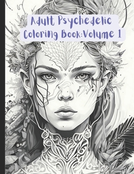 Paperback Psychedelic Coloring Book: Volume 1 Book