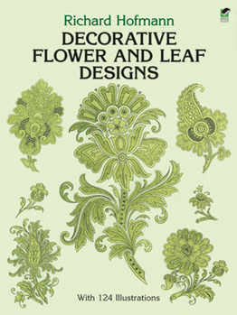 Paperback Decorative Flower and Leaf Designs Book