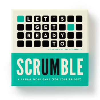 Board Game Scrumble Magnetic Fridge Game Book