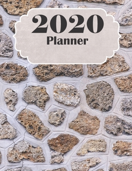 Paperback 2020 Planner: Weekly Planner For Stonemason, Stonecutter, Bricklayer, Builder, Masonry, Cantero Dated Calendar With to Do list, Prio Book