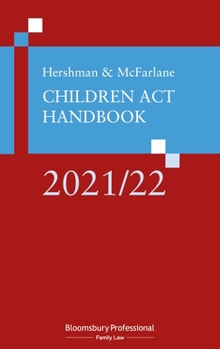 Paperback Hershman and McFarlane: Children ACT Handbook 2021/22 Book