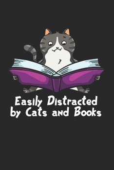 Katze Buch Notizbuch: Katze Lesen Notizbuch für Bücher Liebhaber / Notizheft / Notizblock A5 (6x9in) Dotted Notebook / Punkteraster / 120 gepunktete Seiten (German Edition)