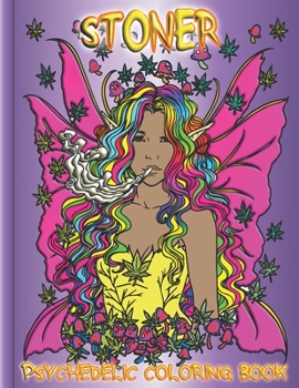 Paperback Stoner Psychedelic Coloring Book: Stoner trippy coloring book for adults relaxation, with music theme illustrations, and stress relieving designs. Book