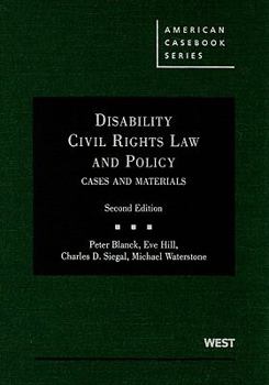 Hardcover Disability Civil Rights Law and Policy: Cases and Materials Book