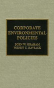 Hardcover Corporate Environmental Policies Book