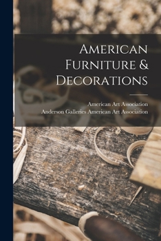 Paperback American Furniture & Decorations Book