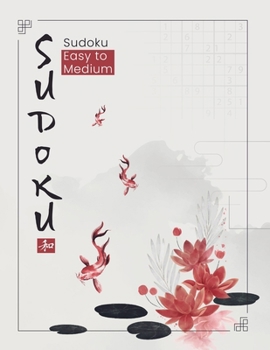 Paperback sudoku easy to medium: sudoku for beginners Book