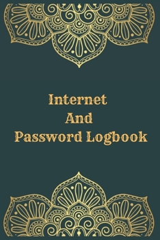 Internet  And  Password Logbook: Vol 7 Password Keeper Notebook Organizer Small Notebook For Passwords Journal Username and Password Notebooks Logbook Journals For Girls