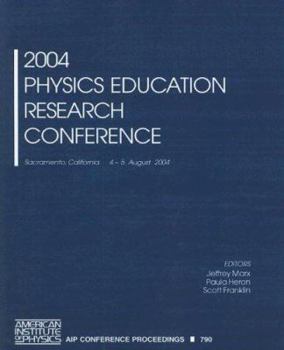Paperback 2004 Physics Education Research Conference Book