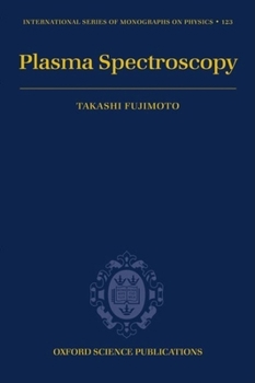 Hardcover Plasma Spectroscopy Book