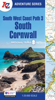 Paperback South West Coast Path - South Cornwall: With Ordnance Survey Mapping Book