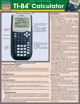 Hardcover Ti 84 Plus Calculator Book