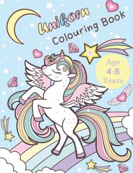 Paperback Unicorn Colouring Book: Activity Book for Kids Age 4-8 Years Book