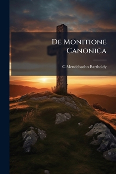Paperback De Monitione Canonica [Latin] Book