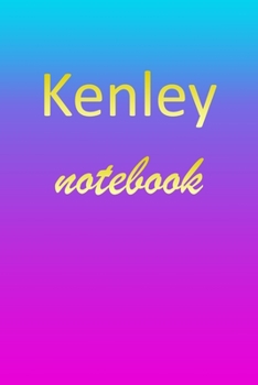 Paperback Kenley: Blank Notebook - Wide Ruled Lined Paper Notepad - Writing Pad Practice Journal - Custom Personalized First Name Initia Book