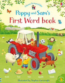 Hardcover Poppy and Sam's First Word Book