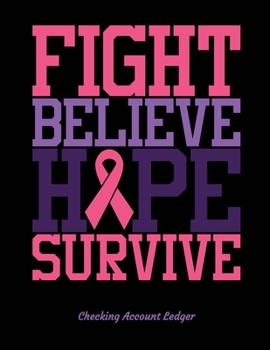 Paperback Checking Account Ledger: Large A4 Size 8.5 x 11 Easy Reconciliation Pages Balances on Every Page Personal or Business Use Cancer Positive Mantr Book