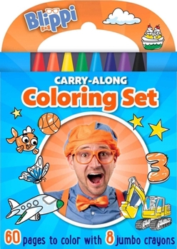 Misc. Blippi: Carry-Along Coloring Set Book