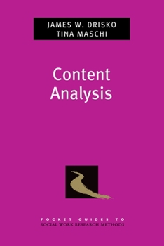 Content Analysis - Book  of the Pocket Guides to Social Work Research Methods