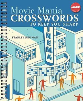 Spiral-bound Movie Mania Crosswords to Keep You Sharp Book