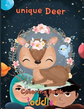 Paperback Unique Deer Coloring book toddler: 8.5''x11''/ Deer Coloring Book