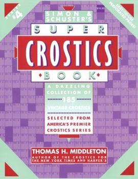 Paperback Simon & Schusters Super Crostics # 4 Book