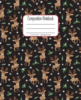 Paperback Composition Notebook: 7.5x9.25, Standard Lined Book
