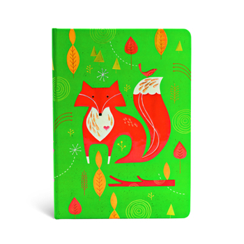 Diary Paperblanks Mister Fox Tracy Walker's Animal Friends Hardcover MIDI Lined Elastic Band Closure 176 Pg 85 GSM Book