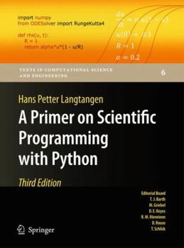 Hardcover A Primer on Scientific Programming with Python Book