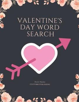 Paperback Valentine's Day Word Search: Heart Shaped Word Puzzle Book