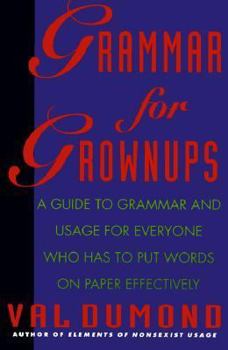 Paperback Grammar for Grownups Book