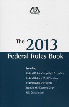 Paperback The 2013 Federal Rules Book