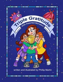 Hardcover Triple Gratitude with Assorted Monsters (glossy cover) Book