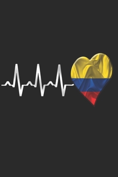 Paperback Colombia Notebook: Colombia Notebook - college book - diary - journal - booklet - memo - composition book - 120 sheets - Dot Grid paper 6 Book