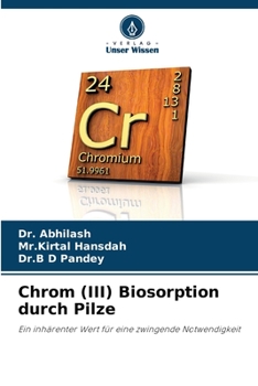 Paperback Chrom (III) Biosorption durch Pilze [German] Book