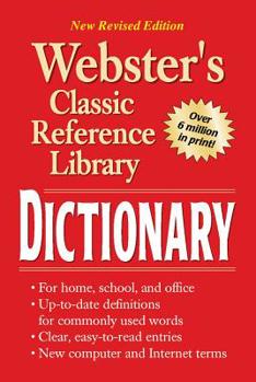 Paperback Webster's Dictionary, Grades 6 - 12 Book