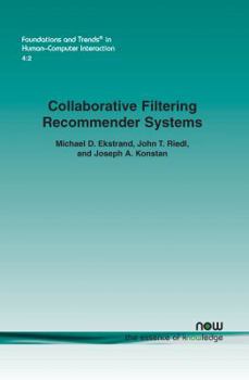 Paperback Collaborative Filtering Recommender Systems Book