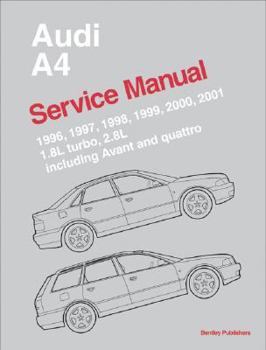 Paperback Audi A4 Service Manual: 1.8l Turbo, 2.8l, Including Avant and Quattro Book