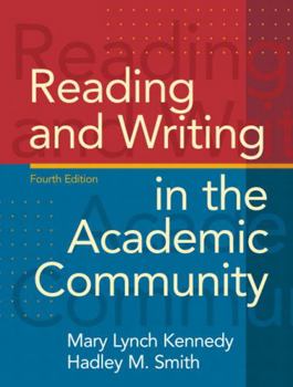 Paperback Reading and Writing in the Academic Community Book