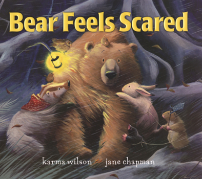 Library Binding Bear Feels Scared Book