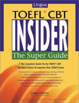 Paperback Lingua TOEFL CBT Insider: The Super Guide Book