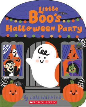 Board book Little Boo's Halloween Party (a Lala Watkins Book) Book