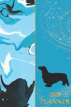 2020 Planner: 2020 Sunday Start Monthly Calendar and Organizer | Golden Retriever Gift for Women