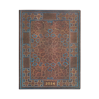 Calendar Paperblanks 2024 Midnight Star Cairo Atelier 12-Month Flexi Ultra Vertical 176 Pg 100 GSM Book
