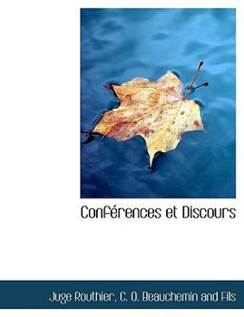 Paperback Conf Rences Et Discours [French] Book