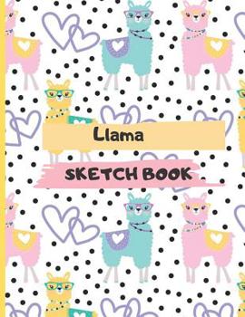 Paperback Llama Sketch Book
