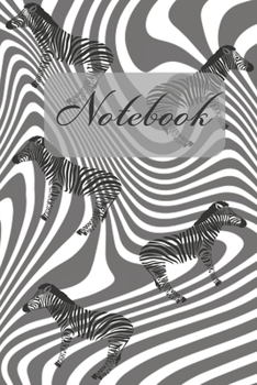 Paperback Notebook: Zebra Camouflage Black & White - Diary / Notes / Track / Log / Journal, Book Gifts For Women Men Kids Teens Girls Boys Book